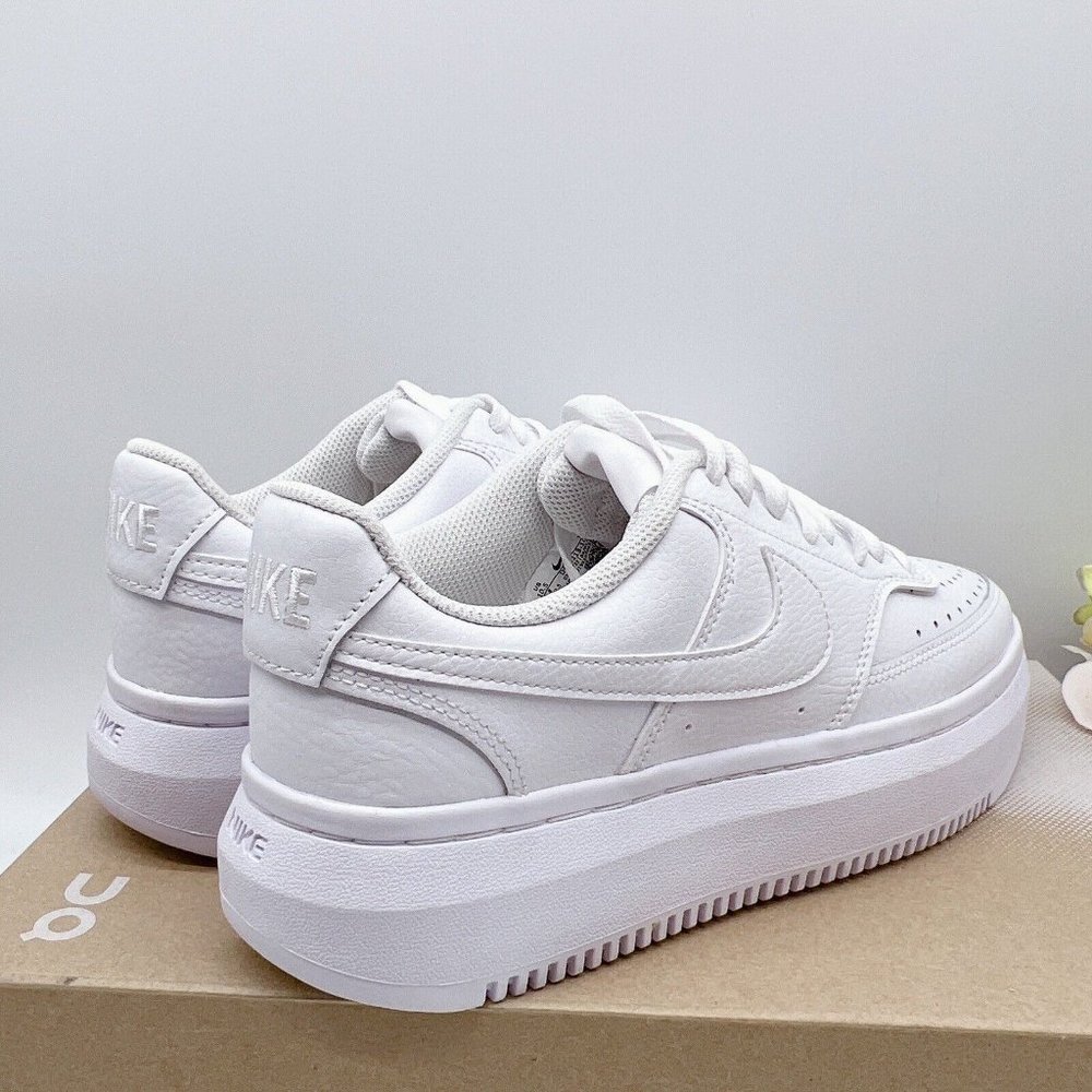 Nike Court Vision Alta LTR White Platform Sneaker Shoe DM0113-100 Womens US 12 - Picture 5 of 13